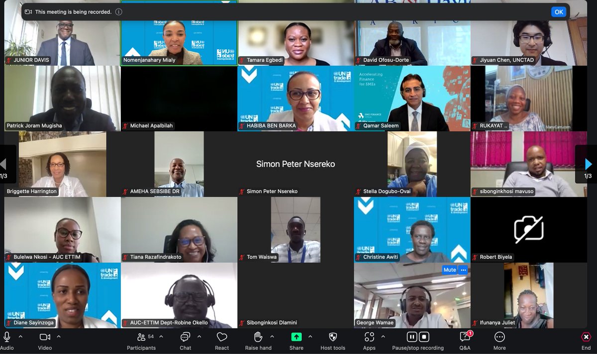 UNCTADinAfrica's tweet photo. ICYMI, listen in as experts discuss practical solutions to unlock #SME potential through policy innovation, financial inclusion &amp; regional integration under the #AfCFTA.

#ARFSD11 

🎧https://t.co/zoFsulCxPC https://t.co/BtTd5C810i