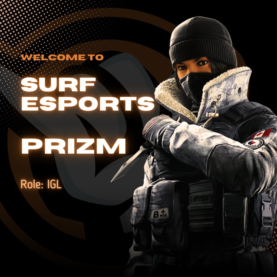 Welcome <a href="/PrizmR6S/">Prizm</a> to <a href="/SurfEsports/">Surf Esports</a> as our new IGL 

#MakeWaves #RideTheWaves #SurfsUp