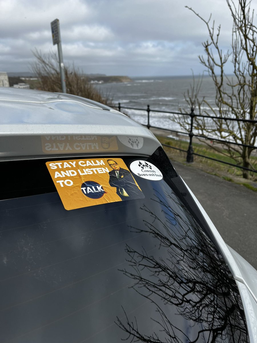 manfromkernow's tweet photo. @Iromg Hi Mike - Sticker on back of my car here in Scarborough. Great show https://t.co/U6KLkvCOS8
