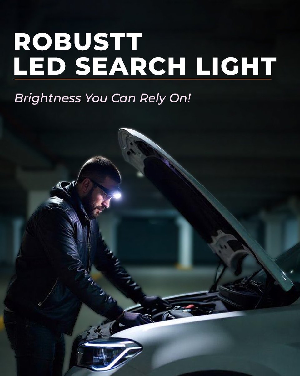 OfficalRob91468's tweet image. The ROBUSTT LED Search Light is built for powerful illumination, long-lasting performance, and rugged durability—perfect for outdoor adventures, emergencies, and tough conditions. Stay prepared, stay bright!
.
.
.
#ROBUSTT #LEDSearchLight #PowerfulBeam #StayBright #AdventureReady