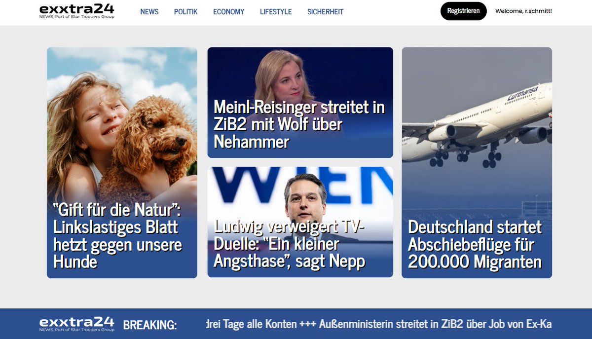 Schmitt_News's tweet image. Guten Morgen aus der exxtra24-Redaktion!
Heute mit etwas Verspätung - musste noch meine jüngste Tochter (7 Monate) drücken.
Jetzt für Sie bei uns:
- Zank: Außenministerin @BMeinl  streitet mit Armin Wolf in der ZiB2 über die Job-Vergabe an #Nehammer 
- Hass: Linkslastiges Blatt