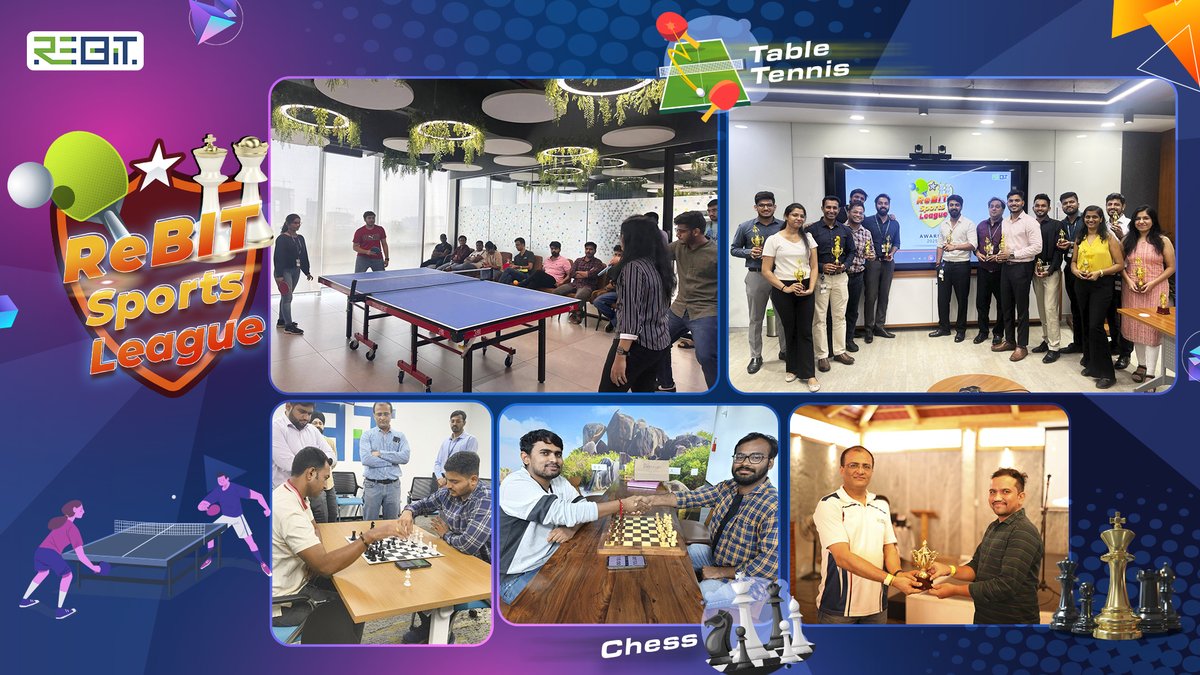 Game. Set. Match — and what a season it was at ReBIT! From strategic checkmates in chess and blazing-fast TT rallies to power-packed sixes on the cricket field — the #ReBITSportsLeague #ReBITPremierLeague2025 had us all on our toes! Until we hit the grounds for next season...