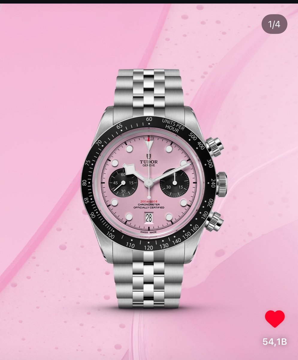 barrotelli's tweet photo. Merhaba Arkadaşlar. 
Topluluğa yeni katıldım. Bu saati çok istiyorum. Tudor BlackBay Miami Pink. Ama Türkiyedeki mağazalarda bulmak imkansız. Listeye yazmıyorlar bile. Avrupada durum nasıl bilen var mı? Nereden bu saate daha hızlı ulaşabilirim fikri olan yazarsa sevinirim.. https://t.co/sK2rsOfa5v
