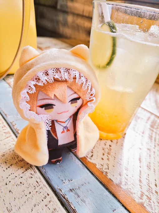 ぱぺさんたち、ハワイアンバーガーとカリカリポテトだよ 