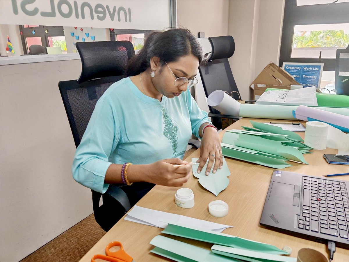 invenioLSI's tweet photo. Following Ramadan, Eid is a celebration of reflection and unity. From beautifully handcrafted decorations and flavorful dishes, our Mauritius office showed how thoughtful details can create a truly special team experience strengthened by diversity. https://t.co/eQ2X84Mfu0