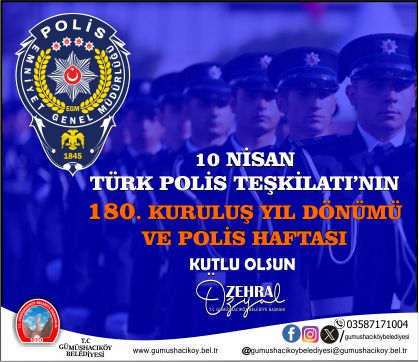 Güvenliğimizi ve huzurumuzu sağlayan Türk Polis Teşkilatı’mızın 180. kuruluş yıl dönümü ve 10 Nisan polis günü kutlu olsun.
Görevi başında şehit düşen polislerimizi saygı ve rahmetle, gazilerimizi minnetle anıyoruz.