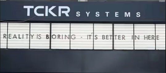 TCKR_Systems's tweet photo. 1 hour left

Black Mirror Season 7

$TCKR will THRIVE. 

8Q6Pm8y15L8ZGsqZMi8ePwqmZg1216X7Us3VNPACpump https://t.co/xcVdbd2EEK