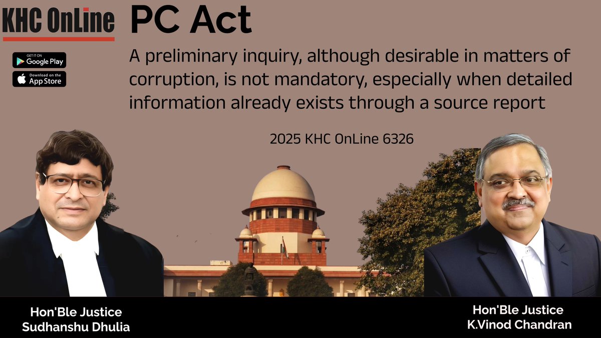 khconline1's tweet image. #PCAAct #NoMandatoryInquiry #CorruptionCases #SourceReportSufficient #DiscretionaryInquiry #AntiCorruptionLaw #EfficientInvestigation #NoProceduralHurdles #Accountability #RuleOfLaw