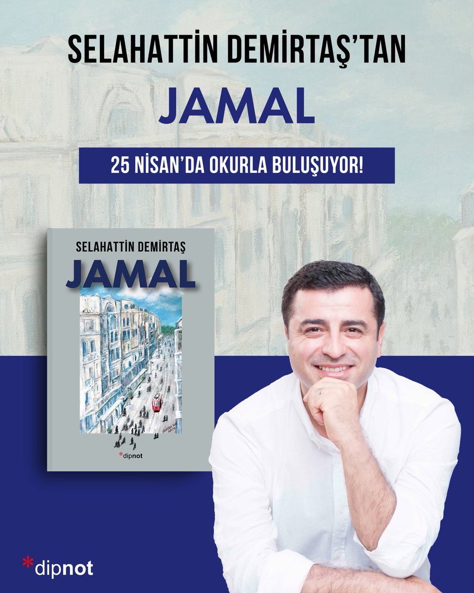 📢 Bugün 10 Nisan. Selahattin Demirtaş’ın doğum günü. 

Yazarımız 8,5 yıldır hapiste. Hapiste tutulduğu 8,5 yıl boyunca 8 kitap yazdı. 

Yazarımızın doğum gününde, yeni romanı Jamal’ı okura duyurmanın gönencini yaşıyoruz.

👉Kitabı incelemek için dipnotkitap.com/kitap/jamal/438