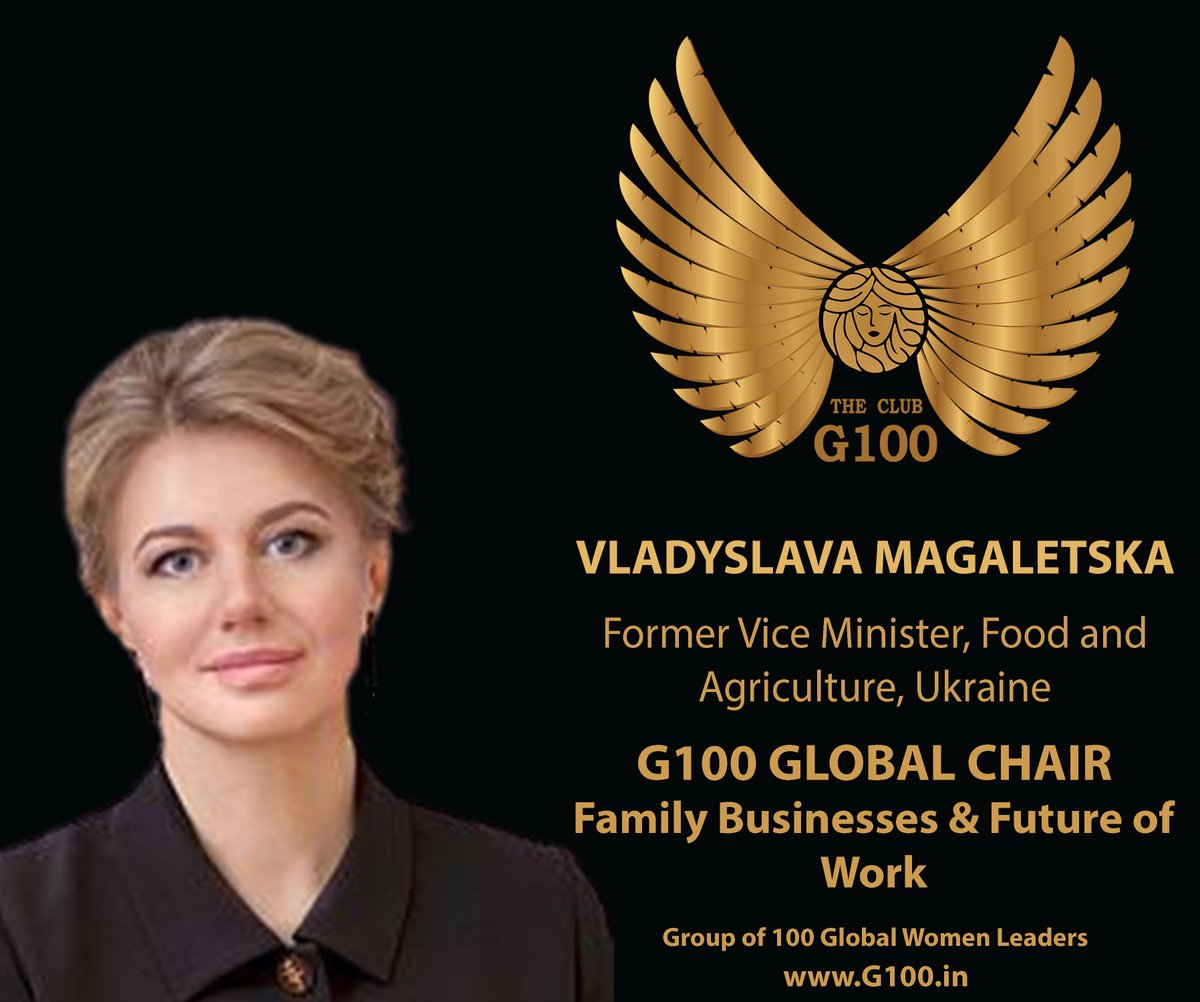 G100 (@g100wefleaders) on Twitter photo Welcoming Vladyslava Magaletska. Vladyslava Magaletska is the Former Vice Minister of Food and Agriculture of Ukraine, bringing over 20 years of expertise in strategic development, investment, corporate governance, and international cooperation.#G100 Welcoming Vladyslava Magaletska. Vladyslava Magaletska is the Former Vice Minister of Food and Agriculture of Ukraine, bringing over 20 years of expertise in strategic development, investment, corporate governance, and international cooperation.#G100