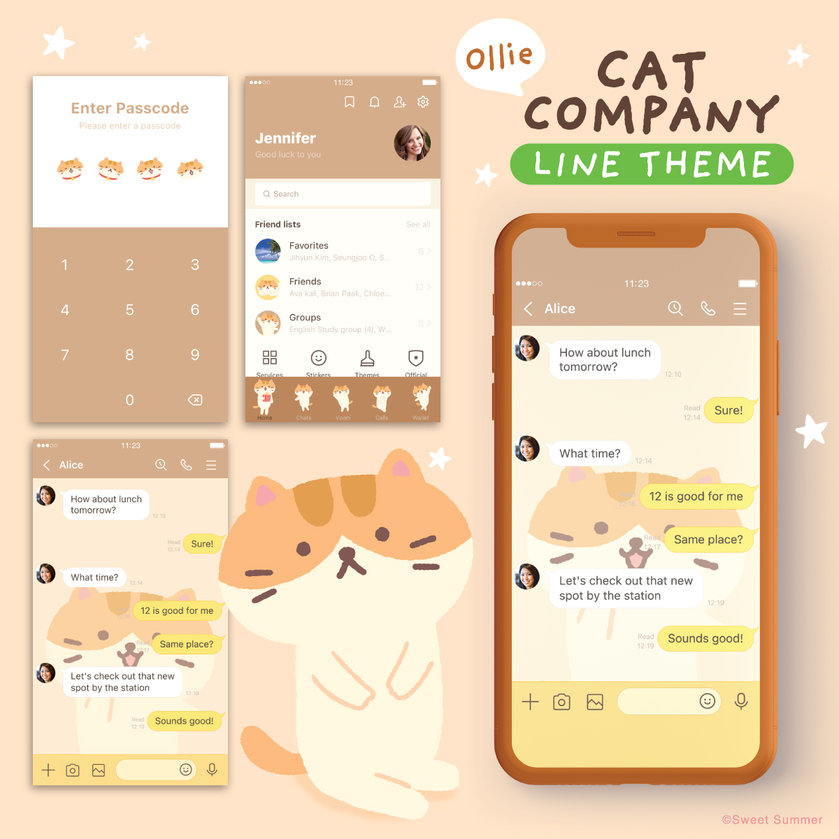 CatCompany_'s tweet image. โอลลี่มี Line Theme เป็นของตัวเองแล้วนะฮะทุกคน
ช่วยซัพพอร์ตแมวส้มตัวนี้หน่อยได้ไหมฮะ 🧡😻

📍พิกัด : line.me/S/shop/theme/d…

#sweetsummer #catcompany #linetheme #บันทึกลับฉบับเหมียวๆ