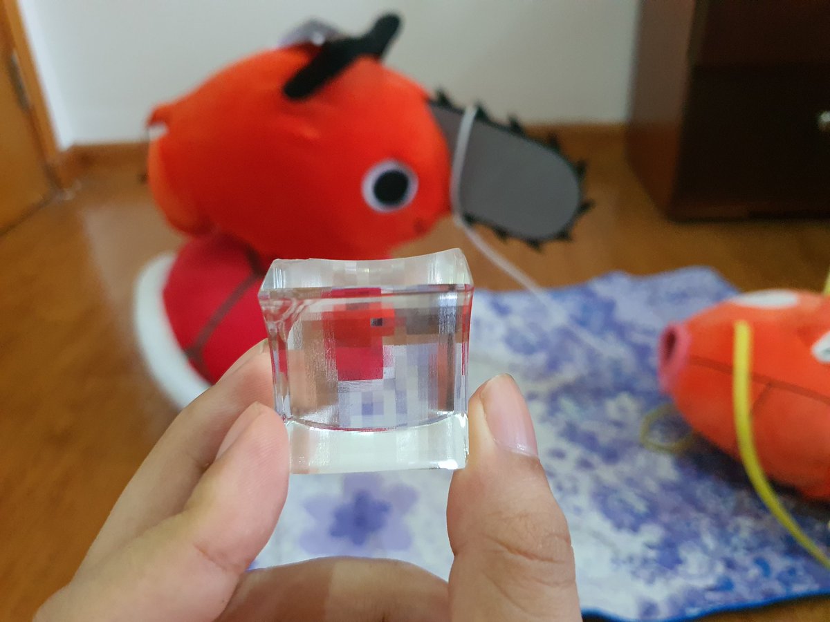 Fifthtee55's tweet image. This cube turned my pochita fishing art into bad posture
Thanks for the product! @pixeluxe88