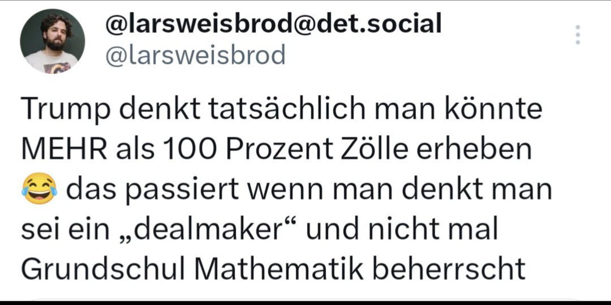 Hätte er mal meinen Tweet vorher gelesen - tatsächlich kann man die Fähigkeit "einfache Prozentrechnung" heutzutage nicht mehr als Grundlage voraussetzen 😅🤷🏻