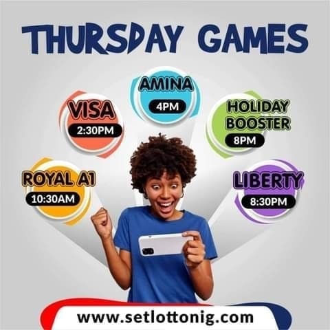 Setlottonig's tweet photo. Get ready for the thrill of winning with our Thursday games! 💰 Don't miss out on your chance to strike it rich. Pick your numbers, cross your fingers and stay tuned for today's draw results! #ThursdayLotto #WinBig #Setlotto @ https://t.co/QjUwIDtKHU https://t.co/Q5qnKIkF7m