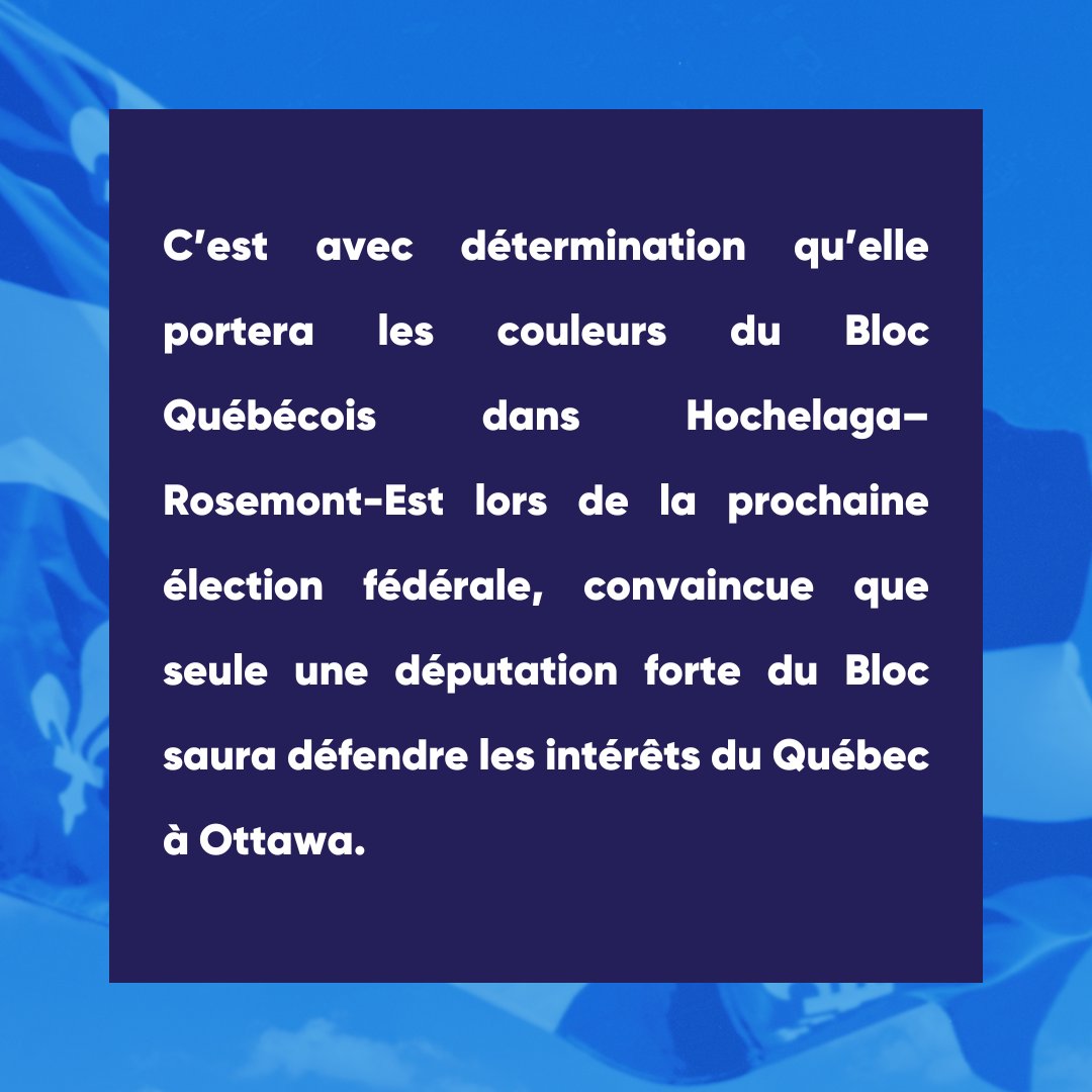 JeunesBQ's tweet image. I DÉVOILEMENT DES CANDIDATURES DE LA RELÈVE I
Nous vous présentons aujourd'hui la dernière candidature jeune de la relève pour l'élection 2025
Rose Lessard, candidate pour Hochelaga-Rosemont-Est ⚜️🩵
Nos jeunes candidats seront sur le terrain, sans relâche, jusqu'au 28 avril💪