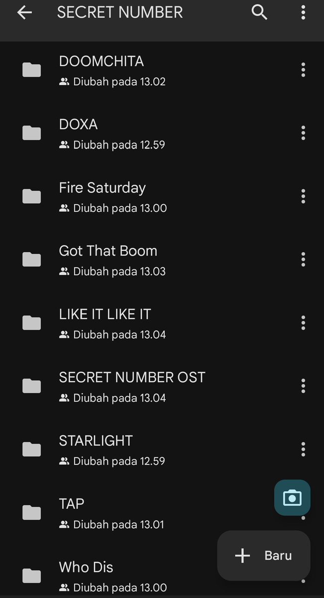 fais_aediel's tweet image. Key ini arship semua lagu SECRET NUMBER, buat jaga² suatu saat ilang dari platform musik 😄❤️✨