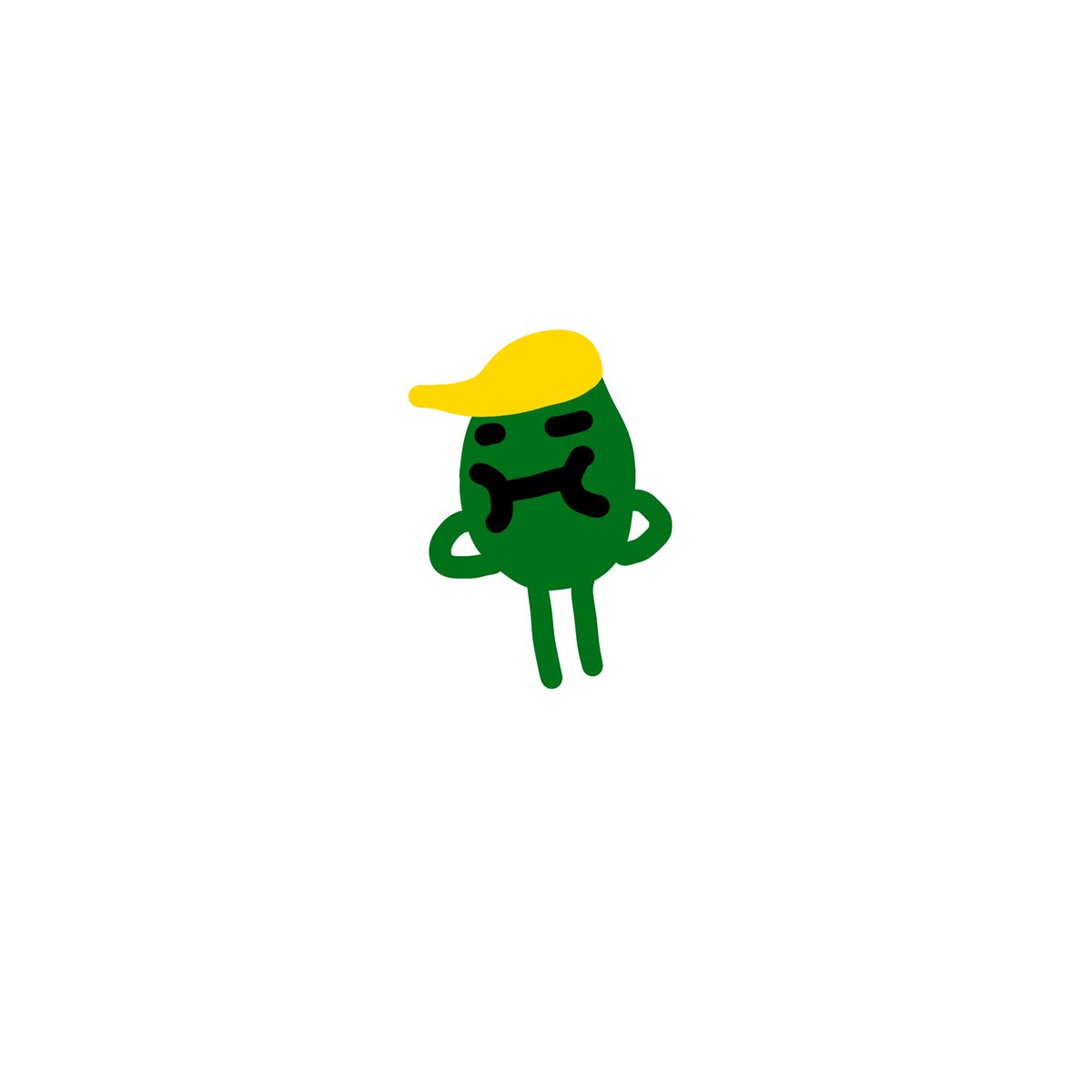 frankdafrog's tweet photo. FRANK DA FROG AS TUMP https://t.co/USsoEh82pX