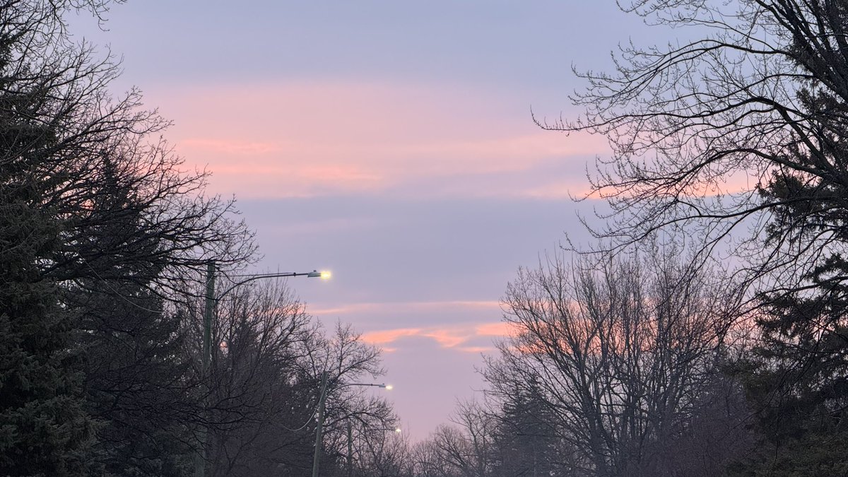 April 10, 2025 sunrise. ☀️