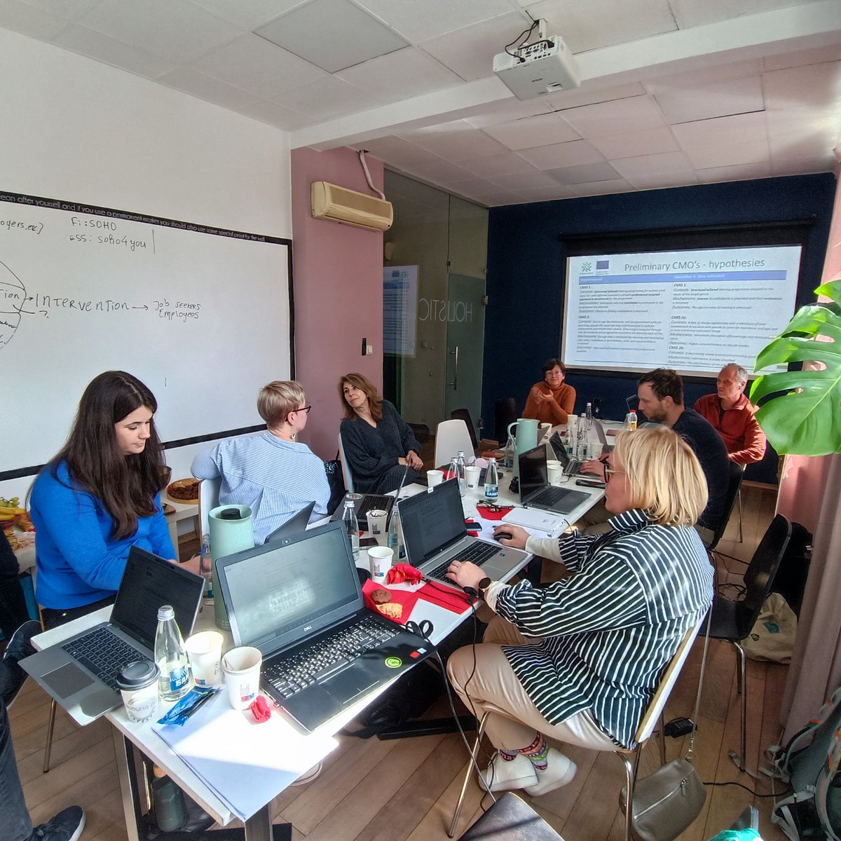 Synclusive43131's tweet photo. April 9 kicked off our #Synclusive Partners Meeting in Sofia ๐ง๐ฌ โ 3 days of sharing๐, reflection๐ค & planning๐.
We began with a deep dive into the Realist Evaluation theory โ the backbone of how we assess and follow up on progress in our #LivingLabs.
๐ธ:ARC Fund https://t.co/ix9N5v6JV3