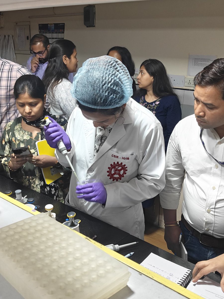 INtegrative GENomics of HOst-PathogEn Lab (@rajeshpandeylab) on Twitter photo It was an immersing 1st day of hands-on training workshop for Wastewater Surveillance for NCDC Faculties , under the aegis of #APSI & strengthening Pandemic Preparedness. Expanding and Strengthening the network of stakeholders. <a href="/baral_tweets/">Aradhita Baral</a> <a href="/RockefellerFdn/">The Rockefeller Foundation</a> <a href="/IGIBSocial/">CSIR-IGIB</a> It was an immersing 1st day of hands-on training workshop for Wastewater Surveillance for NCDC Faculties , under the aegis of #APSI & strengthening Pandemic Preparedness. Expanding and Strengthening the network of stakeholders. <a href="/baral_tweets/">Aradhita Baral</a> <a href="/RockefellerFdn/">The Rockefeller Foundation</a> <a href="/IGIBSocial/">CSIR-IGIB</a>