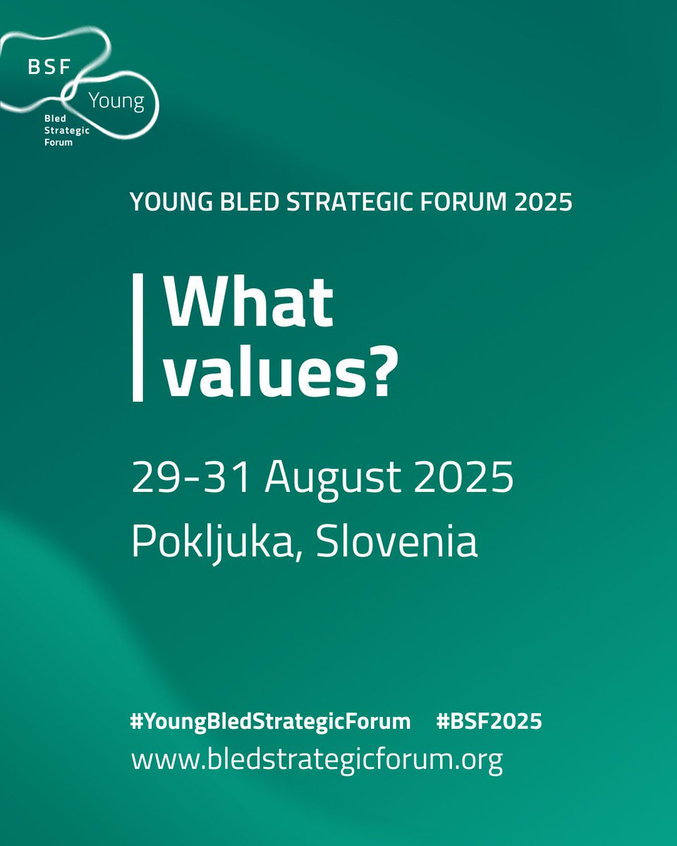 Young BSF is a participant-driven platform where bright young minds from around the world come together to share ideas and find inspiration to improve their communities.
You can find more information at: bledstrategicforum.org/platform/young…

#BSF #YoungBledStrategicForum