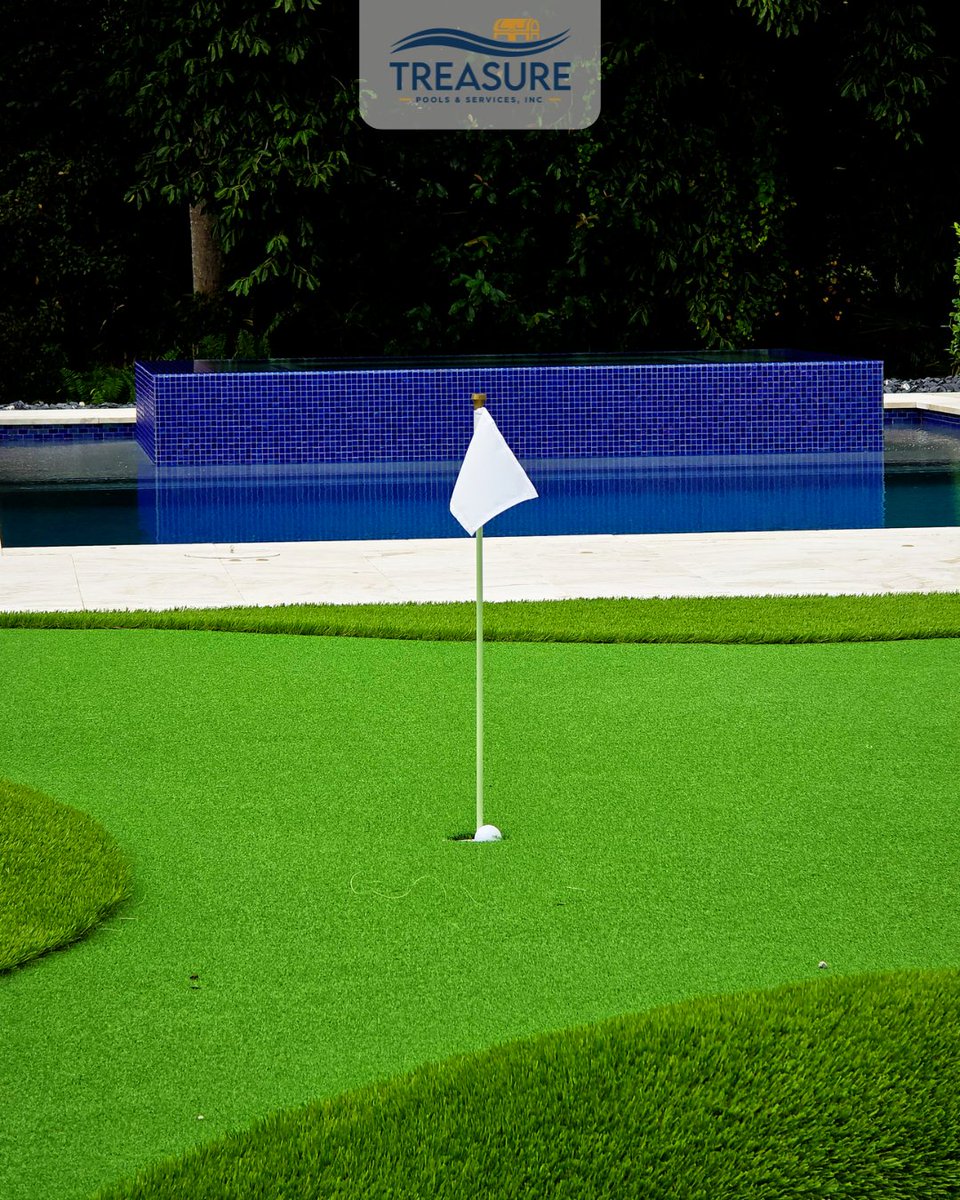CraigPools's tweet image. 💬 "Swim. Putt. Repeat. 💦⛳️ This backyard has it all—relax by the pool or hit the green for a little fun in the sun!
 📲 Schedule your consultation: 561-793-1550
 🌐treasurepoolsfl.com
#BackyardGoals #PoolAndPutt #TreasurePools"*