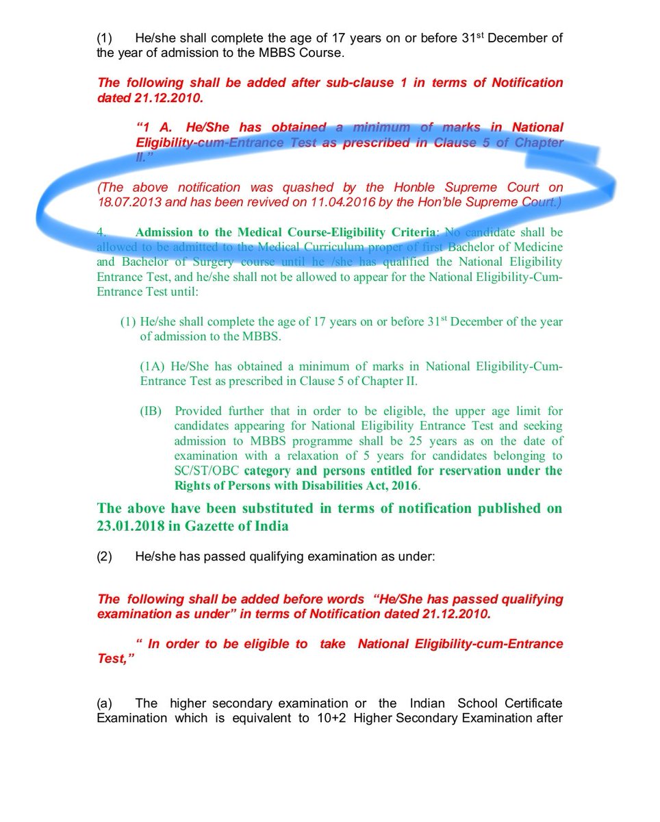 haraappan's tweet photo. #NEET #Thread #DMK #ADMK

PART - 1

நீட் விவகாரத்தில் UPA & BJP ஆட்சியில் என்ன நடந்தது?

யார் மேல் தப்பு உள்ளது?

யார் துரோகம் செய்தது?

கேத்தன் தேசாய் நாடே அதிர்ந்த கைது.MCI Medical council of Indiaவின் தலைவராக இருந்தவர்.

பணத்தை பெற்றுக்கொண்டு தனியார் மருத்துவமனைக்கு அனுமதி வழங்கியதாக CBI கைது செய்கிறது.கைது செய்யும்போது அவர் வீட்டில் கோடிக்கணக்கில் பணமும், கிலோ கணக்கில் தங்கமும் வெள்ளியும் கிடைத்தது.

நாடு முழுவதும் இதுப்பேசுப்பொருளாக மாற MCI அதிகாரத்தை குறைக்கும் நடவடிக்கையில் அன்று இறங்கியது காங்கிரஸ் தலைமையிலான கூட்டணி அரசு, காரணம் MCI தனித்து இயங்கக்கூடிய ஒரு statutory body.

அப்போது வந்ததுதான் The Indian Medical Council (Amendment) bill , 2010.( Bill no.85)

இந்த மசோதாவிற்கு Standard Voting எடுக்கப்படவில்லை காரணம் இதில் MCI அதிகாரத்தை குறைப்பதற்கான சரத்துகள் மட்டுமே இருந்தன, நீட் பற்றியோ அல்லது வேறு வடிவான common entrance exam பற்றியோ குறிப்பிடப்படவில்லை.

கீழே மசோதா இணைக்கப்பட்டுள்ளது 👇👇👇

PRSIndia
https://t.co/2HhT9vfTQN
PDF
THE INDIAN MEDICAL COUNCIL (AMENDMENT) BILL, 2010

இந்த மசோதா சட்டமாக மாறியவுடன் பழைய MCI கலைக்கப்பட்டு தற்காலிக புதிய MCI உருவாக்கப்படுகிறது

அந்த புதிய Medical Council of India தேதி 27/12/2010 அன்று Gazette Notificationல் புதிய Regulationஐ வெளியிடுகிறது, அதில் Common Entrance exam (NEET) வைக்கலாம் என்று ஒரு சரத்து சேர்க்கப்படுகிறது.

அதை எதிர்த்து அன்றைய கலைஞர் தலைமையிலான திமுக அரசு சென்னை உயர்  நீதிமன்றத்தில் வழக்கு தொடர்ந்து தமிழ்நாட்டிற்கு NEET வராத வண்ணம் Stay வாங்குகிறது.

ஆதாரம்- Screenshot 1

அதை தொடர்ந்து வந்த ஜெயா தலைமையிலான அதிமுக ஆட்சியும் திமுக போட்ட வழக்கை முன்மாதிரியாக எடுத்து NEET வராத வண்ணம் பார்த்துக்கொண்டது

ஆதாரம் - screenshot 2

இதனிடையில் உச்சநீதிமன்றம் NEET தேர்வை இந்தியா முழுமைக்கும் தடை செய்கிறது

ஆதாரம் - https://t.co/SAAmCFcdjt

ஒன்றியத்தில் பாஜக அரசு 2014ல் ஆட்சிக்கு வருகிறது. 

Medical Council of India ஒன்றிய பாஜக அரசின் உதவியோடு 2013 வழக்கின் தீர்ப்பை மறுஆய்வு செய்யுமாறு ஒரு review petition போட்டு அந்த வழக்கில் ஜெயித்து NEET கட்டாயமாக மாற்றப்படுகிறது

ஆதராம்- https://t.co/UKI9ukoNm3

அதே 2016 ஆம் ஆண்டில் பாஜக அரசு இந்திய மருத்துவ கவுன்சில் சட்டத்தில் திருத்தம் செய்து நீட் தேர்வை கட்டாயமாக்கி பிரிவு 10 (D) ஐ அறிமுகப்படுத்தியது.அன்று அந்த சட்டம் மாநிலங்கவையில் வரும்போது வெளிநடப்பு செய்து துரோகம் செய்தது அன்றைய OPS தலைமையிலான அதிமுக அரசு. அன்று பிஜேபிக்கு மாநிலங்கவையில் பெரும்பான்மை இல்லை , அதிமுக வெளிநடப்பு மறைமுகமாக பிஜேபி NEET சட்டத்தை அமல்படுத்த உதவி துரோகம் செய்தது.

ஆதாரம் - https://t.co/FA9317Uhiu

அத்துடன் 2016-2017-ம் கல்வியாண்டில் நீட் தேர்வுக்கு 10 (D) பிரிவின் proviso கீழ் விலக்கு அளிக்கப்பட்டது.

இருப்பினும் 2017-ம் ஆண்டு முதல் அனைத்து மாநிலங்களிலும் நீட் தேர்வு கட்டாயமாக்கப்பட்டது.

2017-ம் ஆண்டு திரு.எடப்பாடி பழனிச்சாமி அவர்கள் முதல்வராக இருந்த போதுதான் முதல் முறையாக தமிழகத்தில் நீட் தேர்வு அமல்படுத்தப்பட்டது.

31.1.2017 அன்று, தமிழ்நாட்டில் இளநிலை மற்றும் முதுநிலை மருத்துவ படிப்புகளுக்கு நீட் தேர்வில் இருந்து விலக்கு அளிக்கும் வகையில், சட்ட முன்வடிவு எண் 7/2017 மற்றும் 8/2017 ஆகியவற்றை எடப்பாடி அரசு நிறைவேற்றி குடியரசுத் தலைவரின் ஒப்புதலுக்கு அனுப்பியது.

அப்போதைய குடியரசுத் தலைவர் திரு. ராம்நாத் கோவிந்த் அவர்கள் 18.9.2017 அன்று இரண்டு மசோதாக்களையும் நிறுத்தி வைத்தார். 
இருப்பினும், அதை பற்றி மூச்சே விடாமல் தமிழ்நாட்டு மக்களிடம் நீட் விலக்கு வந்துவிடும் என்று ஏமாற்றிக்கொண்டிருந்தார்.

இந்த மசோதாக்கள் தொடர்பான ரிட் மனுக்களை சென்னை உயர்நீதிமன்றம் விசாரித்தபோதுதான் இந்த இரண்டு மசோதாக்களும் நிறுத்தி வைக்கப்பட்டுள்ளதாக கூறப்பட்ட தகவல், ஜூலை 2019-ல் வெளிச்சத்திற்கு வந்தது.

இதை கேள்வி எழுப்பியப்போது அதை சமாளிக்க எடப்பாடியே சட்டமன்றத்தில் மசோதா நிறுத்திதான் வைக்கப்பட்டிருக்கிறது என்று உதிர்த்த வார்த்தைகள்.

ஆதாரம் - Screenshot 3

ஒன்றிய பாஜக அரசு இயற்றிய NEET Amendment Bill 2016 regulations link - https://t.co/mOlKbYyKEp.

இந்த regulationல் நாம் மேற்கோள் காட்டிய தமிழ்நாட்டை தவிர்த்து இருந்த NEET 2013ஆம் ஆண்டு நீதிமன்றம் தடை செய்ததையும் , அதே நீதி மன்றம் மீண்டும் கட்டாயமாக்கியதையும் உறுதிப்படுத்துகிறது.பக்கம் எண் :10 இதுப்பற்றி..

ஆதாரம் - Screenshot 4