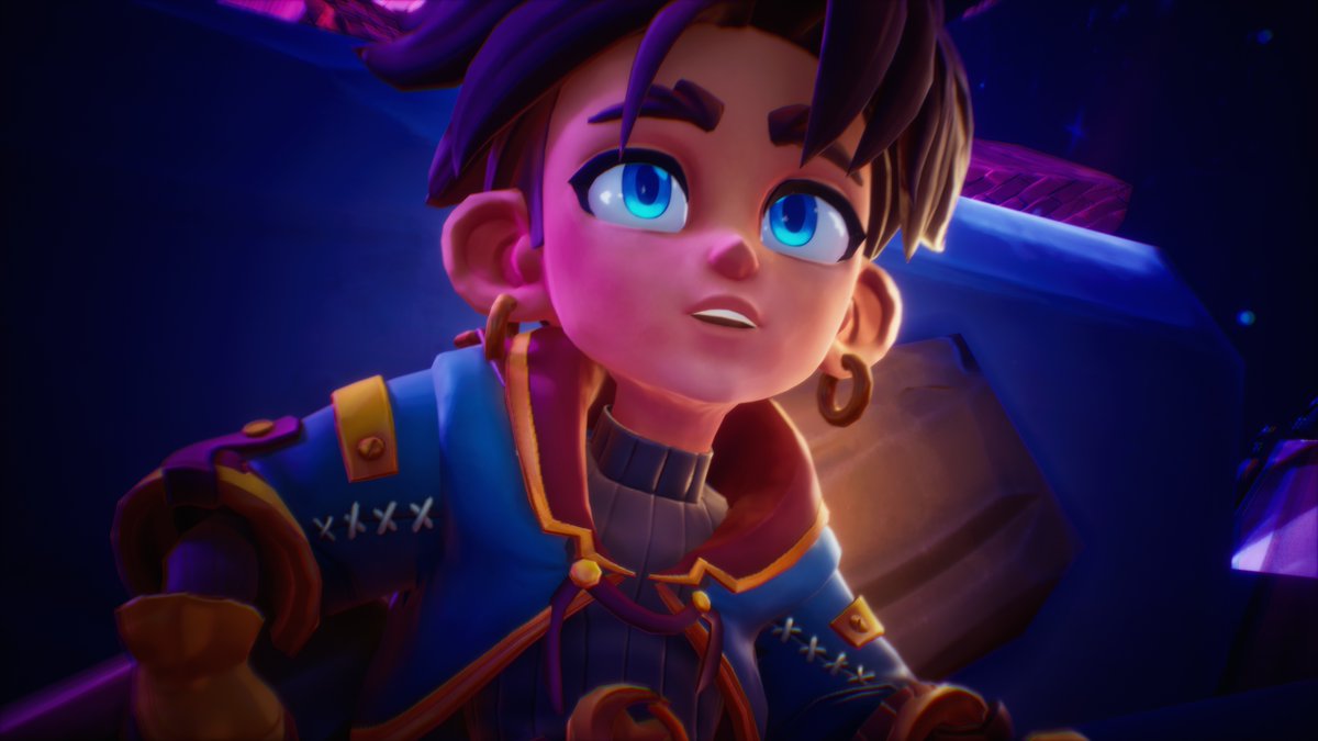 thegamersjoint's tweet photo. This is Duskfade! 🌙

- Action Platformer Inspired by Kingdom Hearts, Jak & Daxter, Ratchet & Clank & Super Mario Galaxy!
- Easy to pick up combat system with depth for those looking for it. Skills + Tools provide more options!
- Boss Fights
- Stylized world with various environment types to explore.
- Levels (Realms) contain secrets to uncover that builds upon the story and world. There are also hidden upgrades to be found!
- Classic 3D Platforming traversal (Dashing, Grapple hooks, Rail Grinding)
- Important focus on story, while linear, it revolves around love & family with a Theme of "Time" ⌚
The Devs, @WeirdBeluga, loved the emotional story telling of KH and wanted to approach Duskfade in a similar fashion.
- In development for 2 years, starting as a team of 2, now up to 12!
- Releasing in 2026 for Steam, PS5 & Xbox. A Switch 1/2 release is also in the talks!