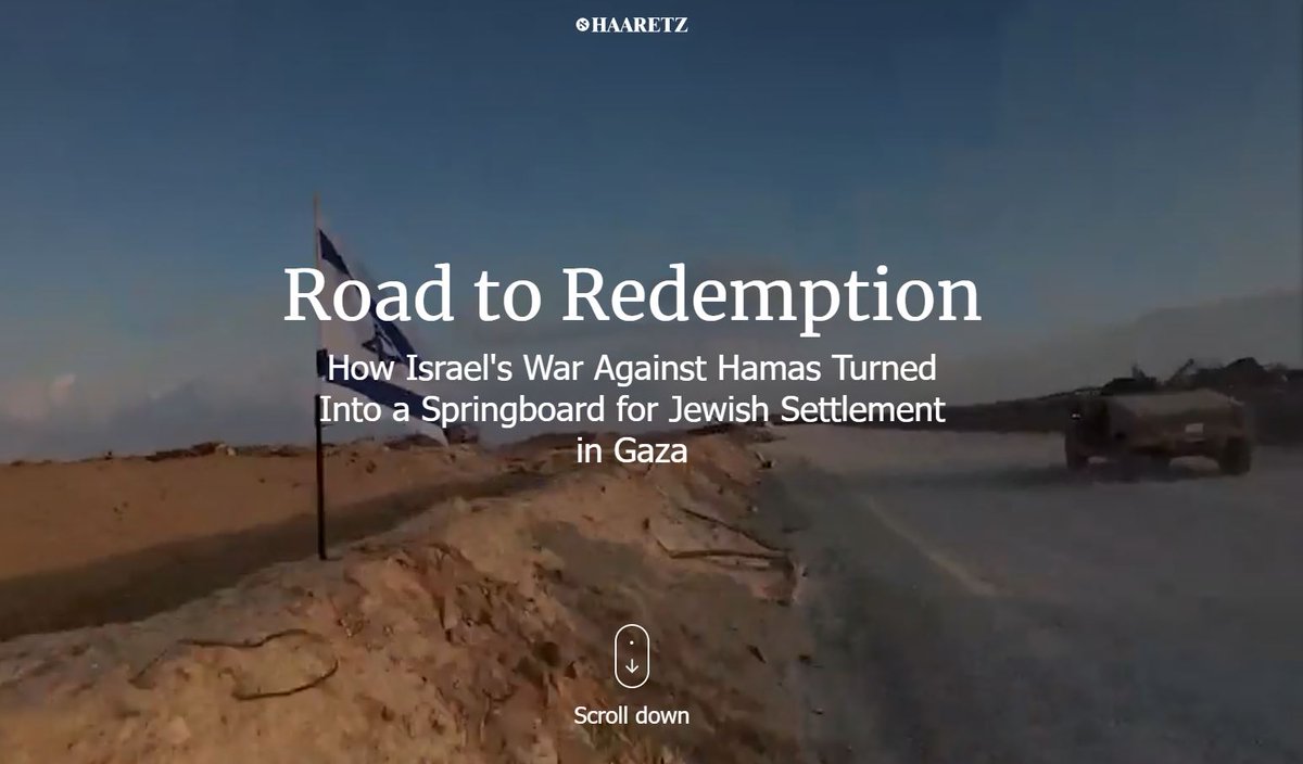 avischarf's tweet photo. Honored to be shortlisted for European Press Prize Innovation Award, for our investigation on how Israel’s war against Hamas turned into a springboard for Jewish settlement in Gaza
w my colleagues @YardenMichaeli @uritalshir @iditf Asi Oren
@EuroPressPrize
https://t.co/Xn1q2zdO3I https://t.co/nEJD2al4YD