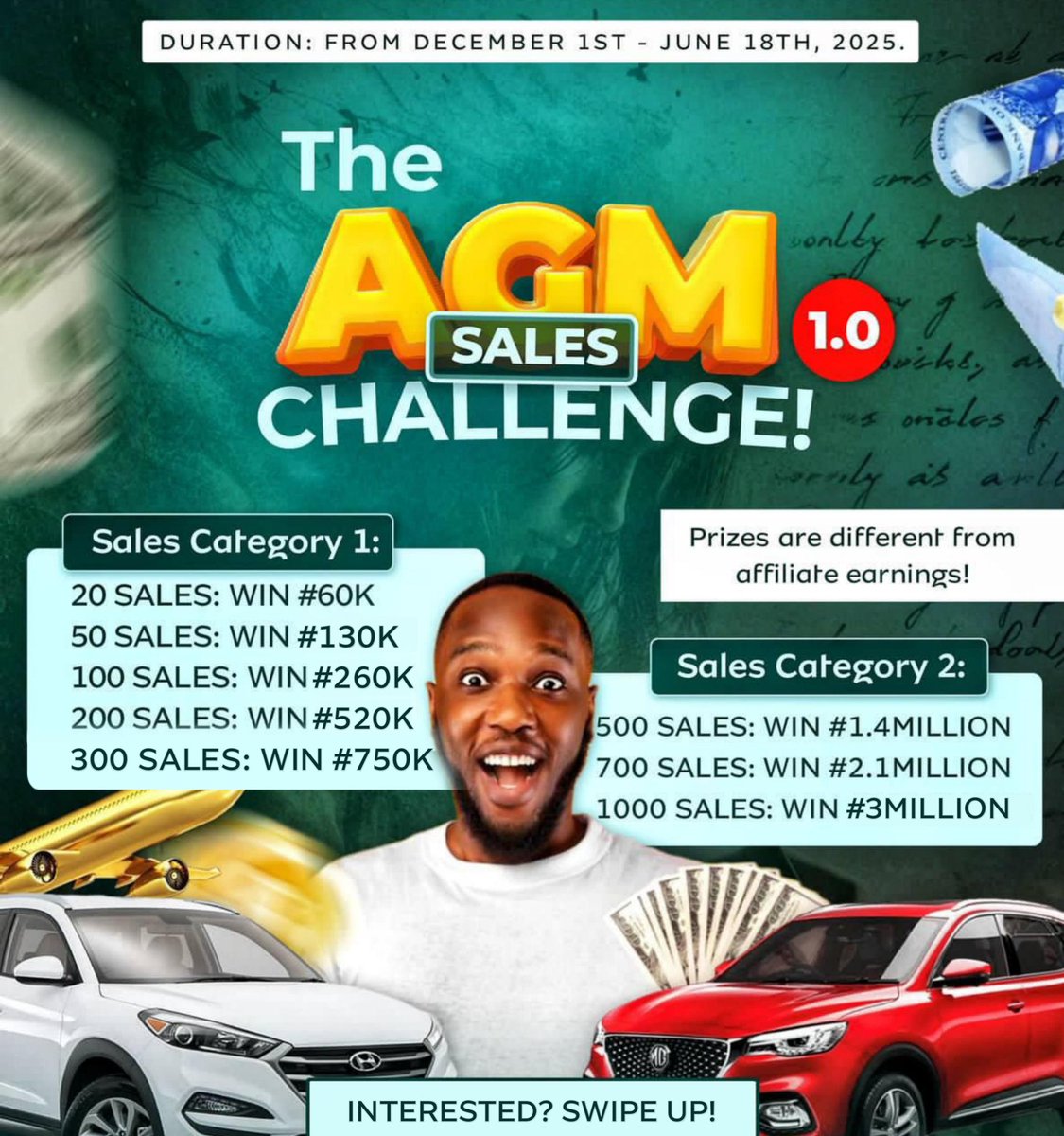 EB_Starling's tweet photo. THE AUTHOR’S GOLDMINE COURSE is now live on @Valpulse and it also came with a SALES CHALLENGE!
Do you have what it takes to win these prizes? Well, there’s only one way to find out—START PROMOTING!
#valpulse #AffiliateMarketing #DigitalMarketing #saleschallenge #Arewa https://t.co/YfCIuvdWGe