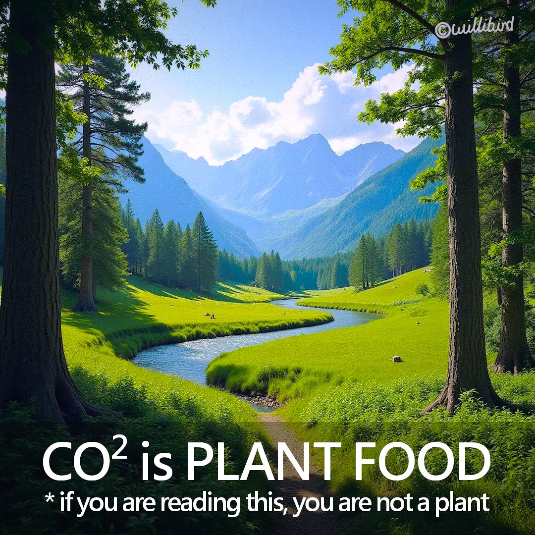willibird123's tweet photo. C02 #willibird
...is plant food.

Think. Don't be 'green', you are not a plant.  

The Great Greening...
https://t.co/T2PtAuATGR

#Agenda2030 #ClimateChange #Sustainability #NetZero
#Trees #Comics #Cartoons #AiArt 
#satire #memes #comedy https://t.co/uJ2Z6HvTSY