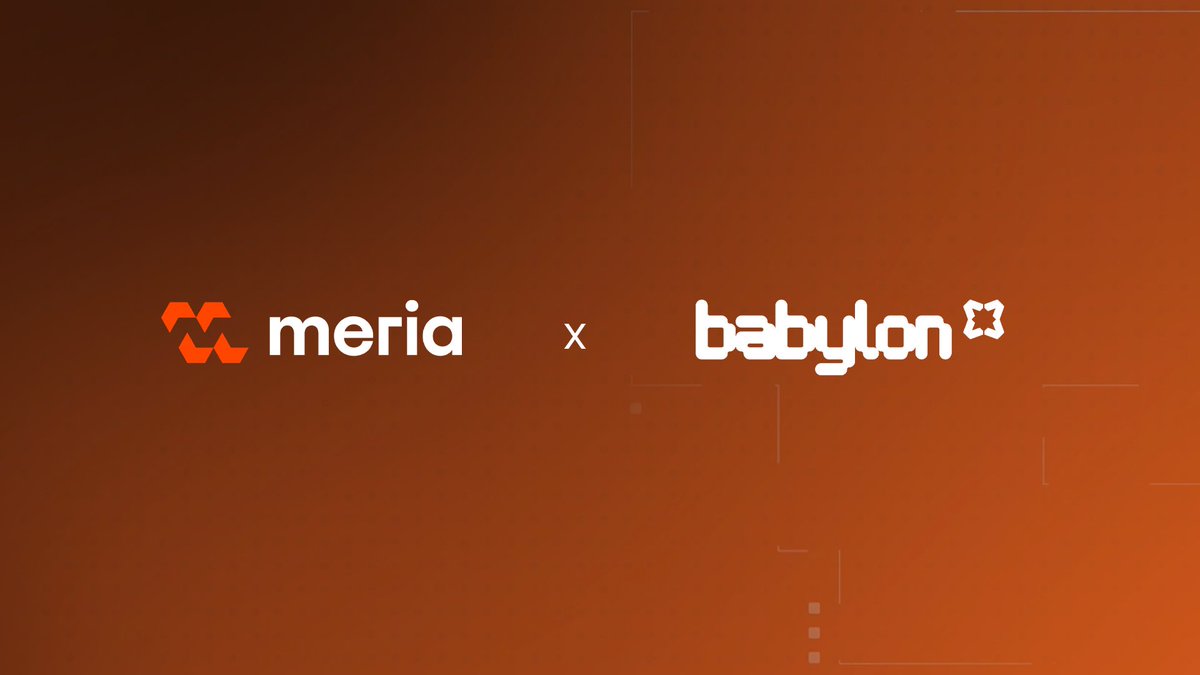 Meria_Finance's tweet image. [🇬🇧] We are thrilled to support @babylonlabs_io as a Finality Provider bringing trust, security, and seamless staking to Bitcoin’s future.

Babylon unlocks a new era of Bitcoin utility: allowing BTC holders to secure PoS chains and dApps without bridges or intermediaries. A…