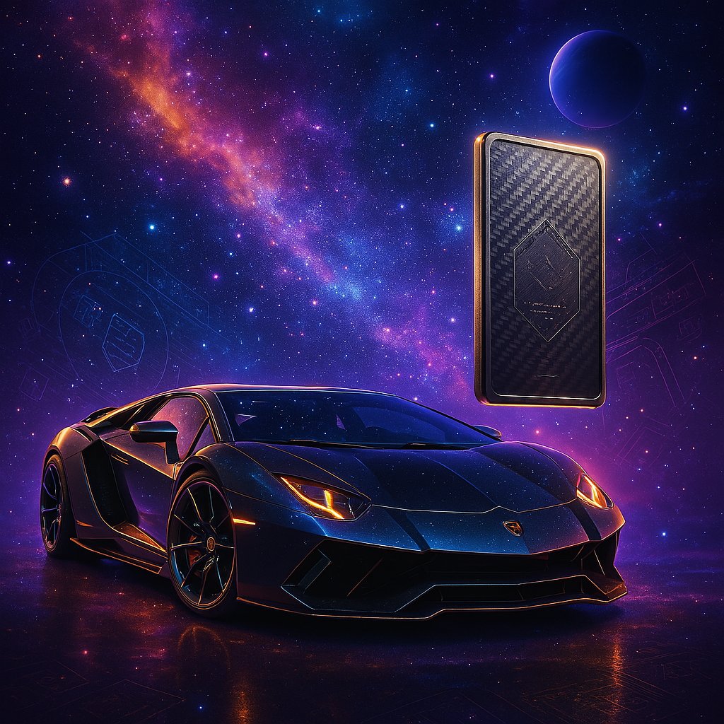 In 2022, Lamborghini launched an NFT collection called “Space Keys,” made with actual carbon fiber from a space mission! 🌌
 The NFTs came with a physical piece of the material that had been to space—blending luxury, space exploration, and blockchain into one collectible.