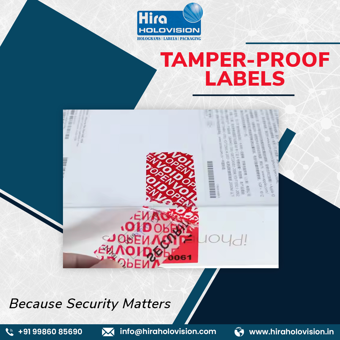 HHolovision's tweet image. Ensure product integrity with Hira Holovision's tamper-proof labels, offering advanced security against tampering and counterfeiting.
visit- hiraholovision.in/products/tampe…
#hiraholovision #TamperProofLabels #SecurityLabels #CounterfeitPrevention #ProductIntegrity #BrandProtection
