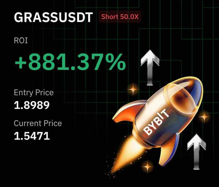 prvt_StellarMom's tweet photo. ✅ 881% - GRASS/USDT

Everyone has the same opportunities! 🔥🔥🔥
Crypto Investor https://t.co/A2jRO8rJxQ