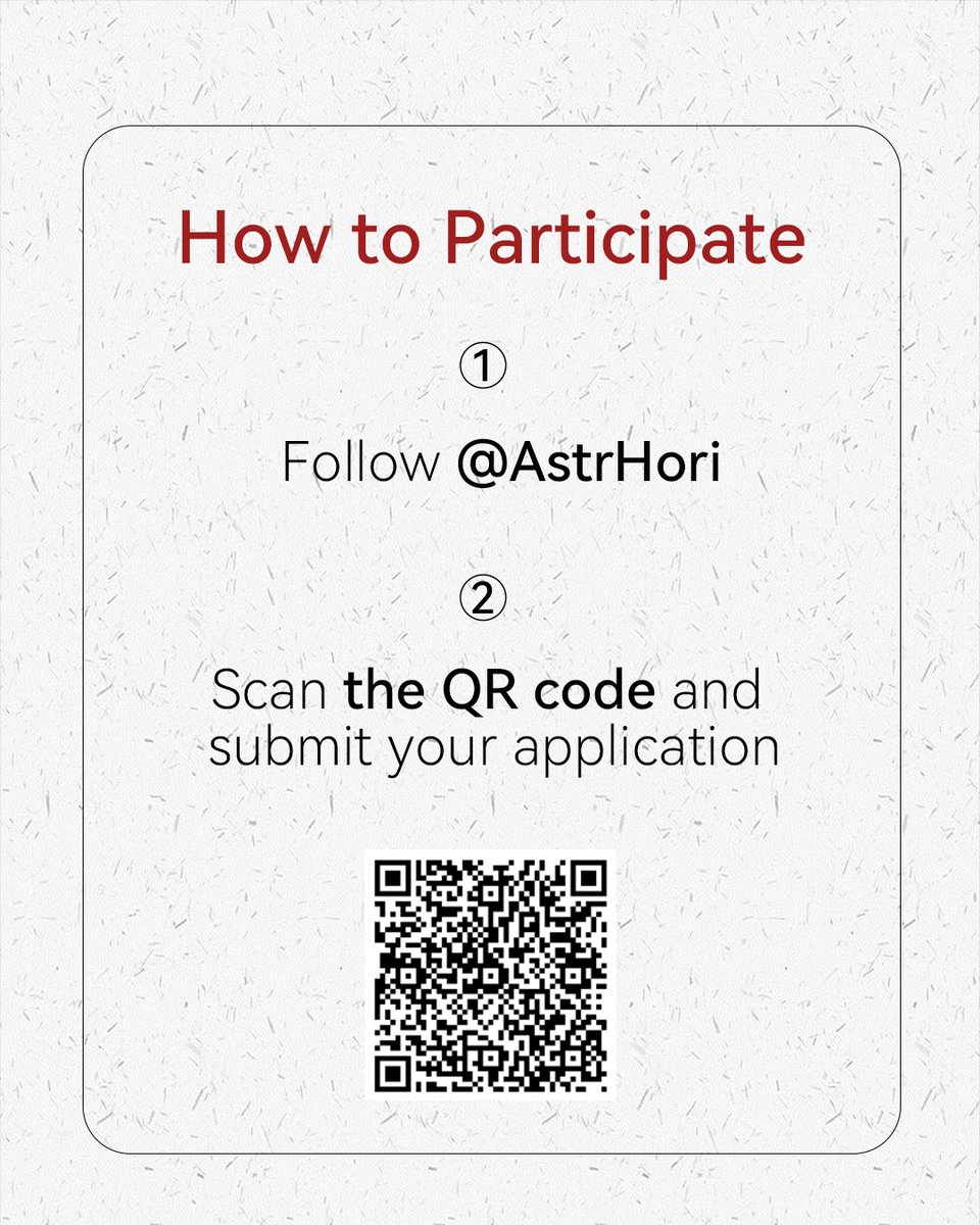 AstrHori's tweet image. 📢Join Our New Lens Review Program!
Be one of the first to test the brand-new AstrHori 6.5mm F2.0 Circular Fisheye Lens! Check the image for participating.
‼️ Only 10 winners will be selected to receive and review this lens! Don't miss out!
#astrhori #freesamples #freetest