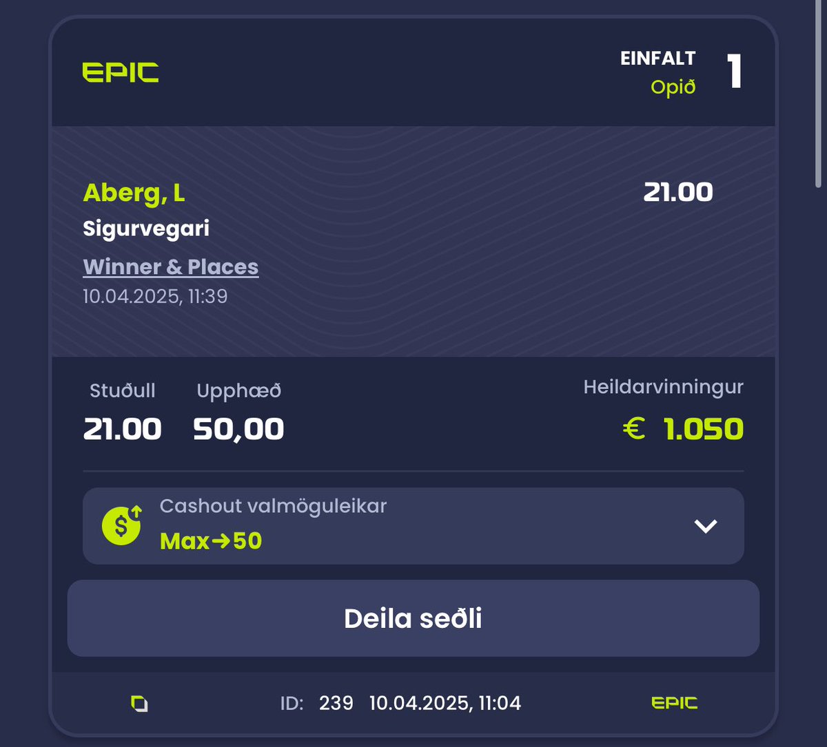 Styrmir Erlendsson tweet media