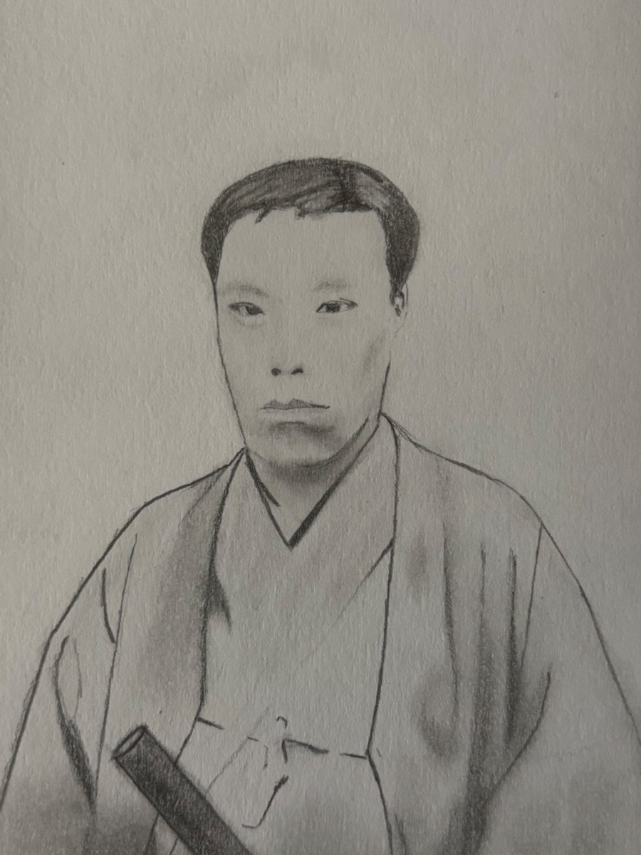 RekiSiroFan's tweet photo. 今日は 奇兵隊を結成した 高杉晋作 1839〜1867（天保10〜慶応3）

右がご本人

#高杉晋作 #奇兵隊 #尊皇攘夷志士 #長州藩  #イラスト https://t.co/0NvFbW3aV3