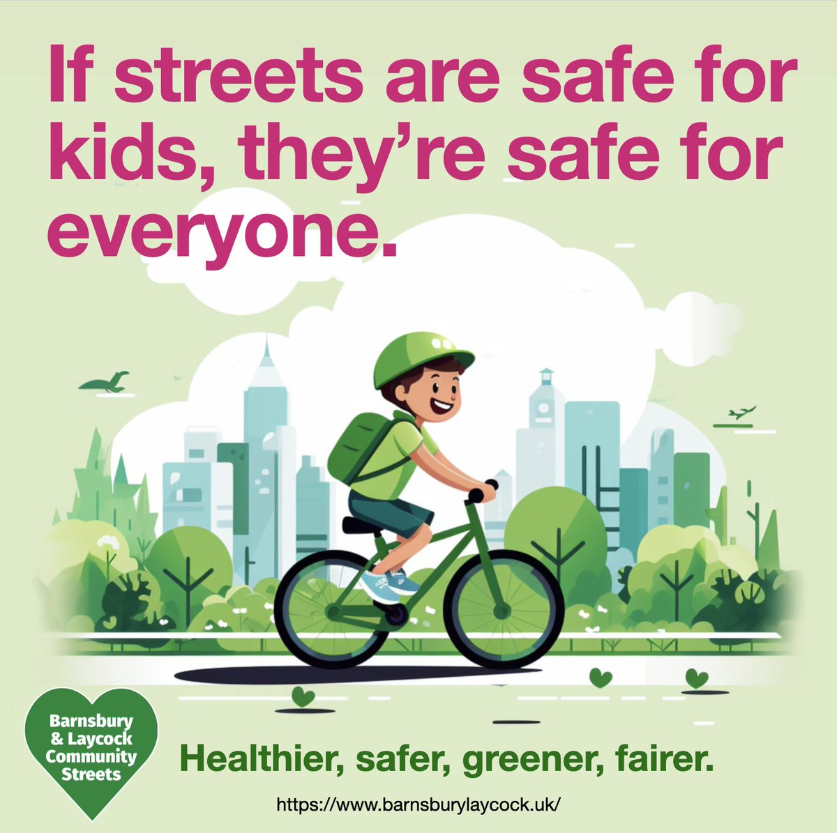 If streets are safe for kids, they're safe for everyone.