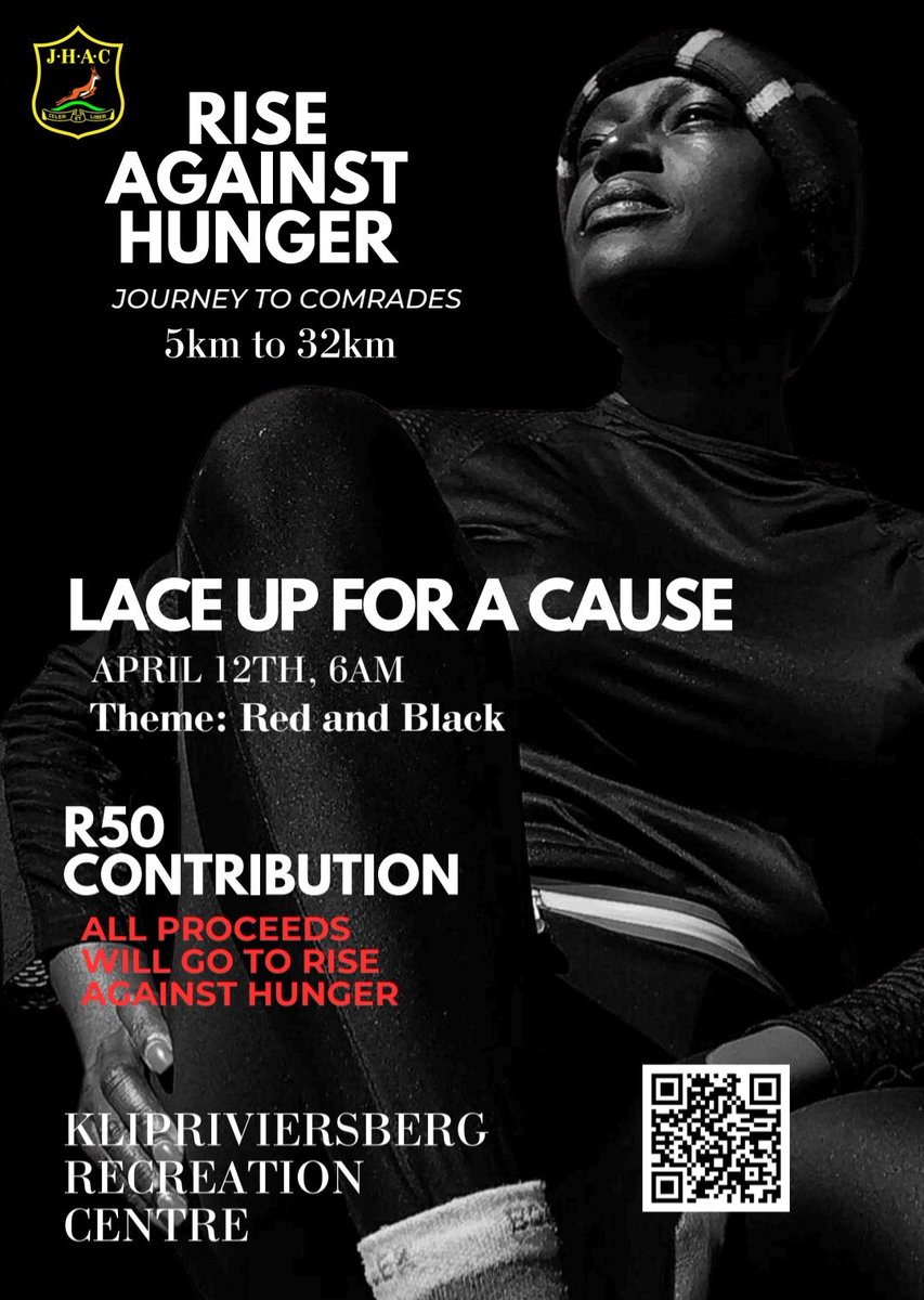 JHB_Harriers's tweet photo. 🔊 Rise Against Hunger Africa Run Routes!!

📌 21km 
https://t.co/QcG6zacJQ8

32km:
https://t.co/5cbn3yvpca

Joiner wena! 🏃‍♂️ 🏃‍♀️ https://t.co/sdUipRl4MG