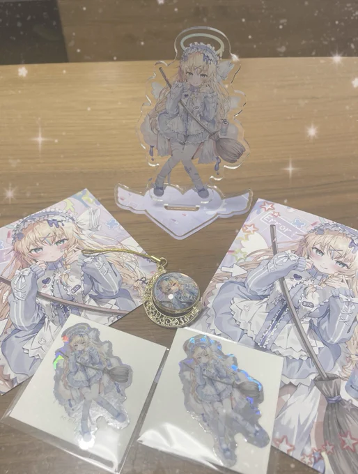 イルミーネさん( )より新作の天使界隈系魔理沙グッズを頂きました!どれもめちゃくちゃ可愛い今回のイラストは色味にもこだわったので、雰囲気がよく出ている素敵なグッズになっていて感激ですイベントで頒布されていますので気になった方は是非手に取って下さい 
