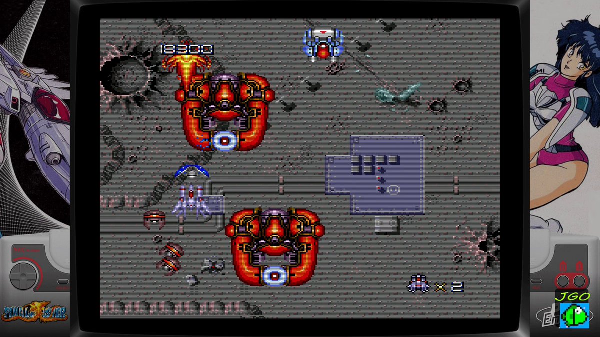 JohnnyGameOver1's tweet photo. Final Blaster (1990) (Shoot Em Up) (PC Engine) [GAMEPLAY] [EN] [HD]

YT : https://t.co/uuJZdqGM5n

#retrogaming #finalblaster #pcengine #1990 #shmup #videogame #games #gaming #gameplay #nova #namco https://t.co/x6WnJWtftx