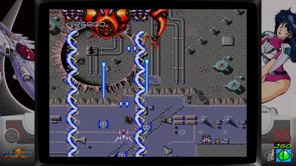 JohnnyGameOver1's tweet photo. Final Blaster (1990) (Shoot Em Up) (PC Engine) [GAMEPLAY] [EN] [HD]

YT : https://t.co/uuJZdqGM5n

#retrogaming #finalblaster #pcengine #1990 #shmup #videogame #games #gaming #gameplay #nova #namco https://t.co/x6WnJWtftx