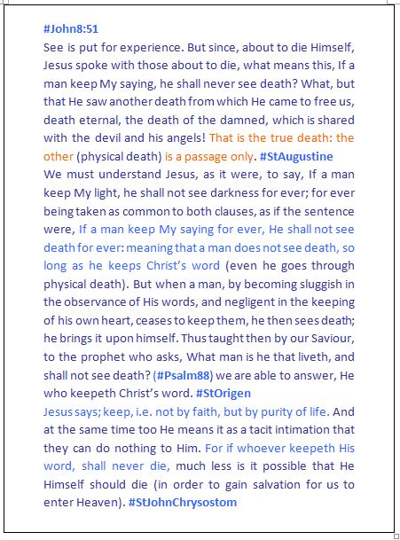 Michael65413248's tweet photo. (2/4)#John8:51 https://t.co/SSWn6zEEr6
Commentaries by #StAugustine, #StOrigen & #StJohnChrysostom
Many who've experienced death in NDE said they were not aware of death until they saw their own bodies below, as they found great peace when the soul left...
https://t.co/D6ftTxVAQN https://t.co/7s0HSKST4t
