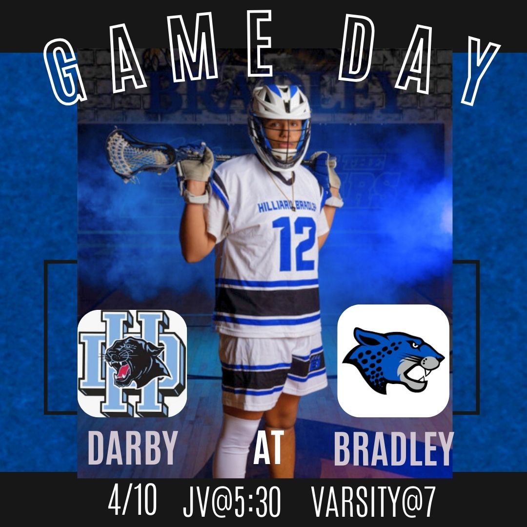 It’s Game Day in the Jungle! Bradley hosts Darby tonight! JV face off at 5:30, Varsity at 7:00! Come out and cheer on the Jags tonight!