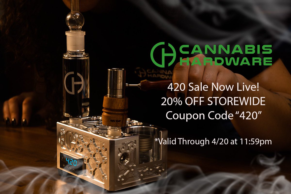 #cannabishardware 
🤩🔥420 Sale is Live NOW !! 🔥🤩

cannabishardware.com

#flowerpot #ballvape #dryherbvape #cannabis #weed #marijuana #pot #flower #vape #enail #dabrig #dabs #bong #airstream #420sale #420community #420friendly #gethigh #medicalcannabis #medical #haze #blaze