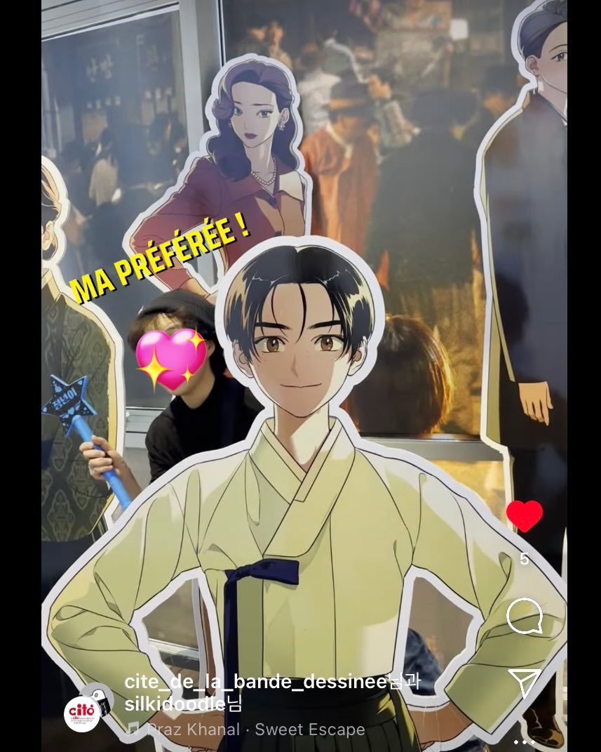 앙굴렘에서 열리는 #웹툰시대 전시. <a href="/CiteBd/">citebd</a> 와 함께 소개했습니다. 정년이 와의 시간…진짜 행복… <a href="/manhwa_love/">한국만화영상진흥원</a> 

전체 영상은 아래 링크에서 보실 수 있습니다
 shorturl.at/GS6iE