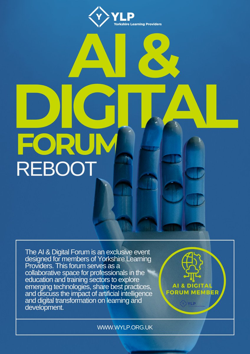 We're happy to announce that the AI &amp; Digital Forum is making its return following it's launch back in 2023. 

This will align with our upcoming Future of Work &amp; IAG conference that will take an FE magnifying glass to the world of AI.
Register interest: docs.google.com/forms/d/e/1FAI…