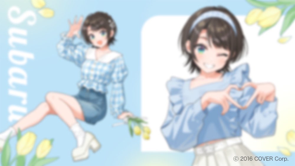 大空スバル様（@oozorasubaru）の4月メンバーシップ限定壁紙を担当