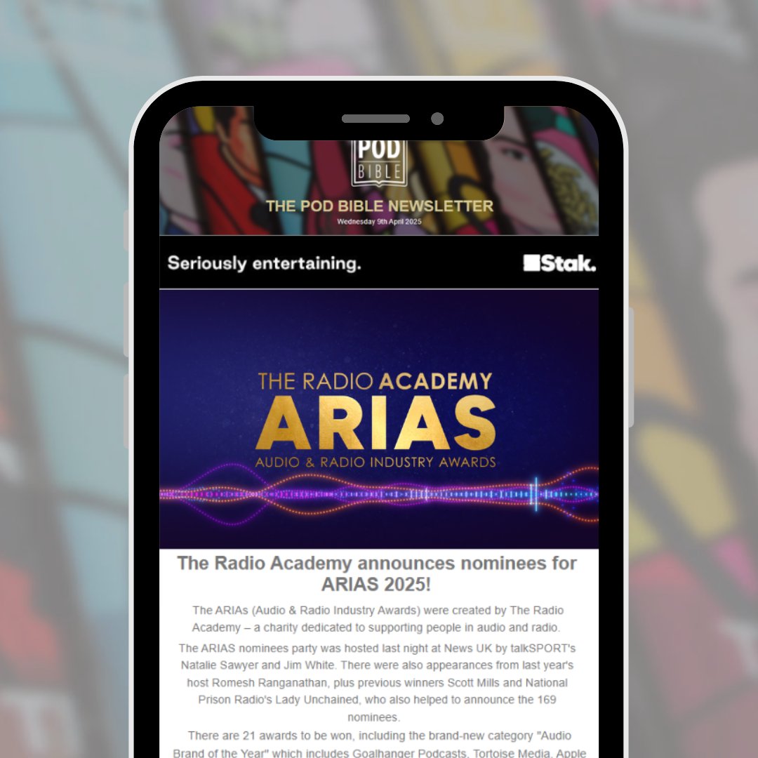 Pod Bible (@podbible) on Twitter photo NEWSLETTER #260!
The <a href="/radioacademy/">The Radio Academy</a> announces nominees for ARIAS 2025!...PLUS <a href="/PodcastShowLDN/">The Podcast Show</a> reveals new additions to its 2025 line-up…
READ NOW: mailchi.mp/podbiblemag/po…
#Podcast #Podcasts #PodcastNewsletter #PodcastRecommendations #ARIAS #ARIAS2025 #PodcastShow NEWSLETTER #260!
The <a href="/radioacademy/">The Radio Academy</a> announces nominees for ARIAS 2025!...PLUS <a href="/PodcastShowLDN/">The Podcast Show</a> reveals new additions to its 2025 line-up…
READ NOW: mailchi.mp/podbiblemag/po…
#Podcast #Podcasts #PodcastNewsletter #PodcastRecommendations #ARIAS #ARIAS2025 #PodcastShow